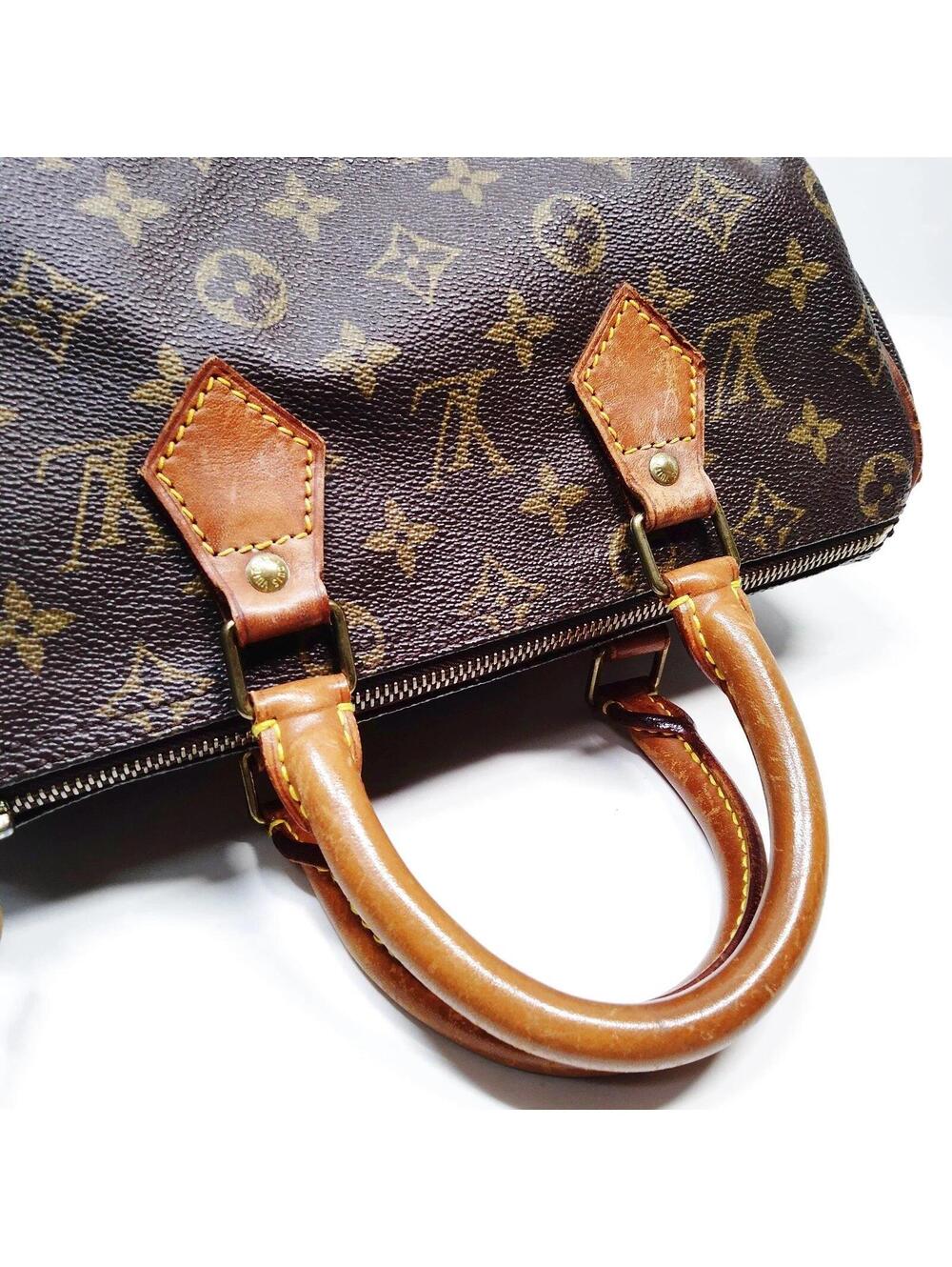 $1490 1987 Louis Vuitton Monogram Speedy 25 MI872 - Picture 10 of 15